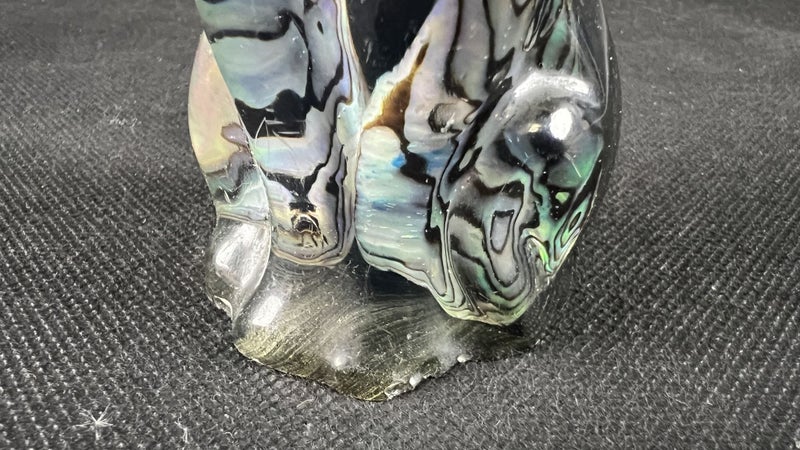 Vintage Handcrafted Paua Shell Cat Figurine – Pacific NZ – 165mm - Lot W342 Carousel 7