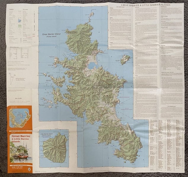 VINTAGE MAP: NZMS 259 Great Barrier and Little Barrier Islands - edition 3 Carousel 4
