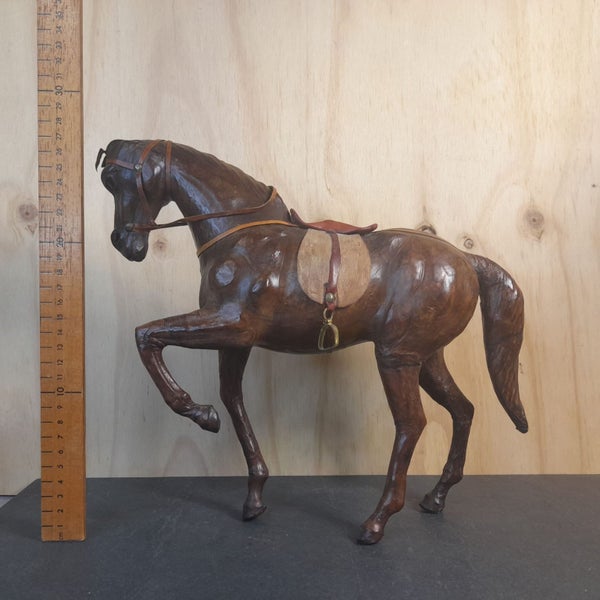 Elegant leather horse Carousel 13