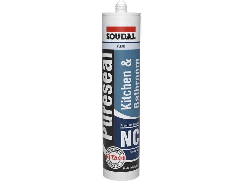 6 x Soudal Pureseal Bathroom and Kitchen Neutral Cure White 300ml Carousel 2