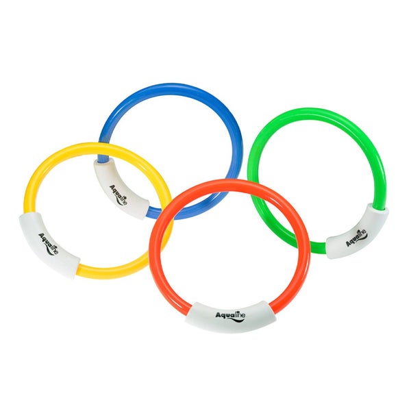 Aqualine Dive Rings Pool Toy (4 Pack) Carousel 1