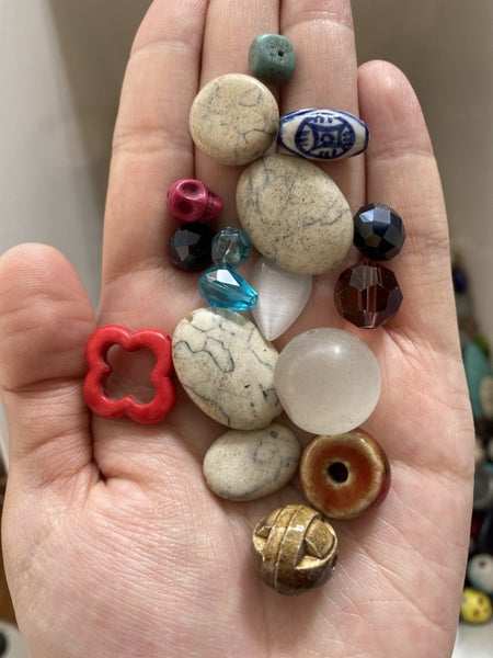 Ceramic and Glass beads Mix Carousel 1