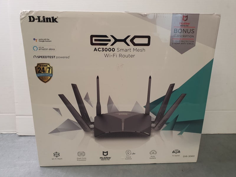 D-Link DIR-3060 EXO AC3000 Smart Mesh Wi-Fi Router Carousel 1