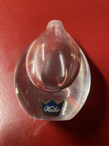 Vintage glass perfume miniature Carousel 3