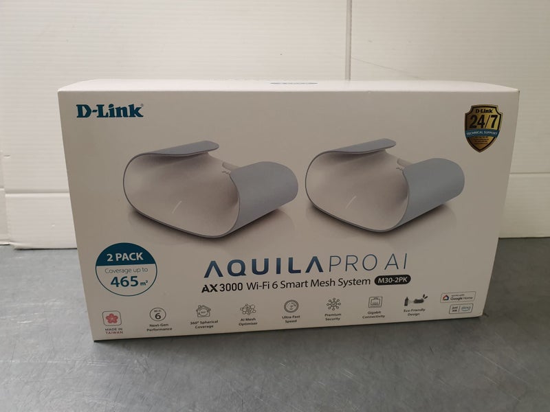 D-Link M30-2PK Aquila Pro Ai AX3000 Wi-Fi 6 Smart Mesh System Carousel 1