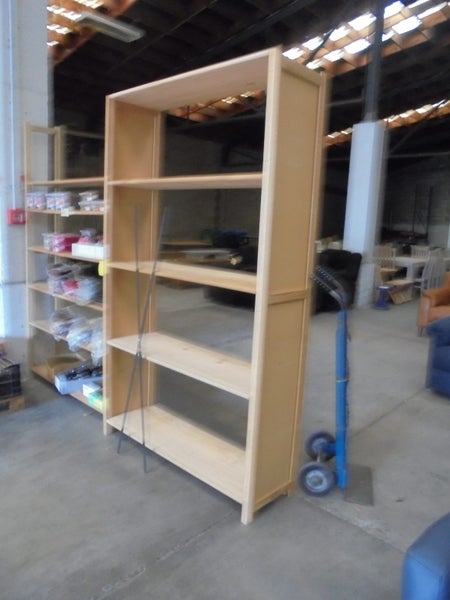 Lundia shelving-3 bays 2100x1200x381mm All closed ends Carousel 1