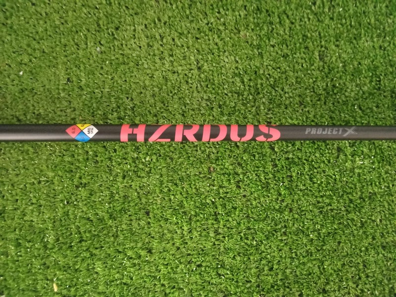 PROJECT X HZRDUS RED 6.0 STIFF DRIVER SHAFT With RH ADAPTER & GRIP "NEW/UNUSED"628647366758431123
