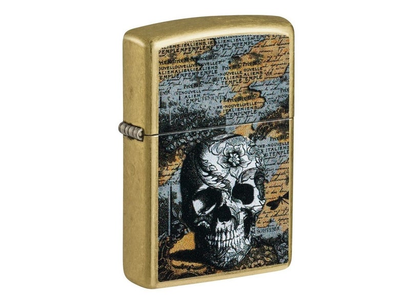 Zippo Floral Skull Design Carousel 1
