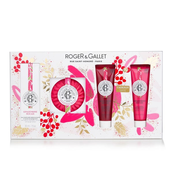 Roger & Gallet Gingembre Rouge Coffret 4pcs Carousel 1