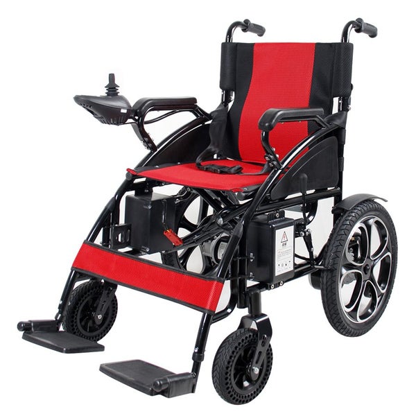 Brand New Electric Wheelchair Foldable - Red Carousel 1