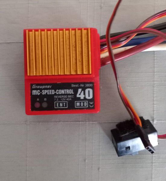 rc ESC GRAUPNER 4Oamp speed controller Carousel 2