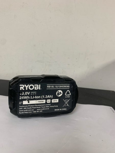 RYOBI 18V ONE+ 1.3AH LITHIUM BATTERY - RB18L13 Carousel 3
