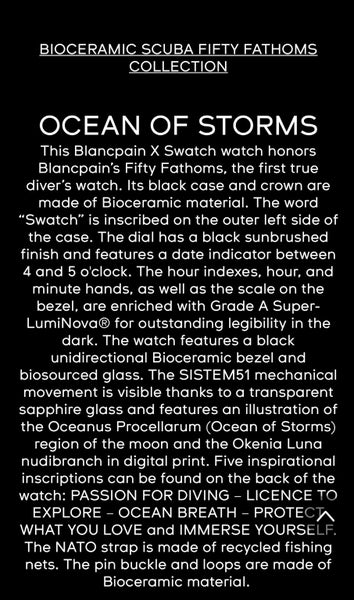 Blancpain X Swatch - Ocean of Storms- full set62863231817347114