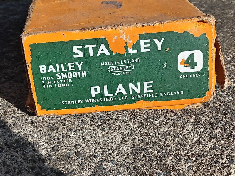 Stanley Bailey Smooth Plane No 4 with box Carousel 11