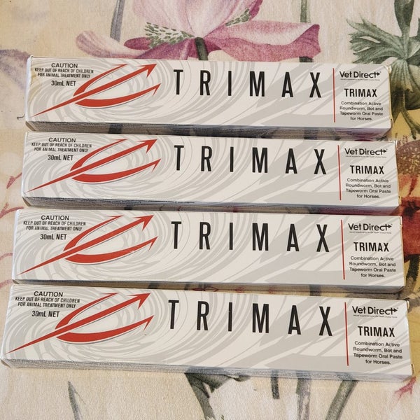 Trimax Horse Wormer. 3 in 1. Four Tubes. Carousel 1