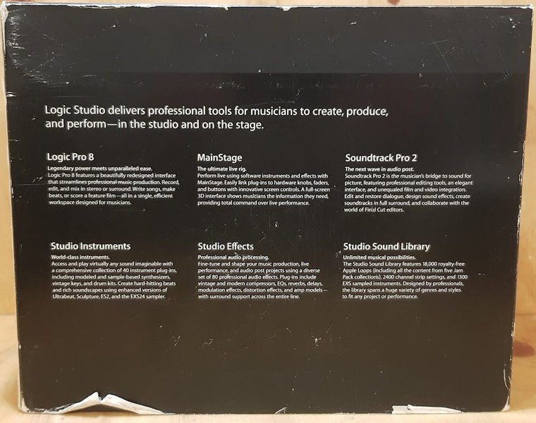 VINTAGE - APPLE LOGIC STUDIO INSTALL CD'S AND MANUALS Carousel 2