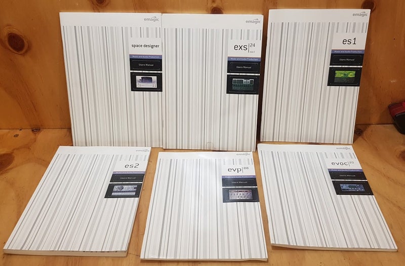 VINTAGE - APPLE LOGIC STUDIO INSTALL CD'S AND MANUALS Carousel 6