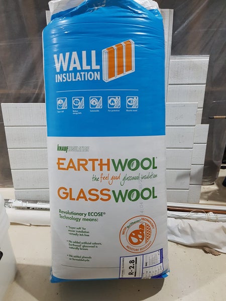 Insulation, Knauf Earthwool Glasswool R2.8 Acoustic Wall Batt Carousel 2