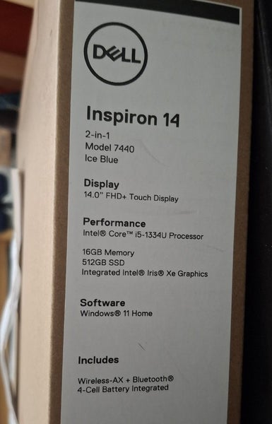 Dell Inspiron 7440 14 Inch Touchscreen Intel Core i5-1334U 16GB / 512GB62868835603331111