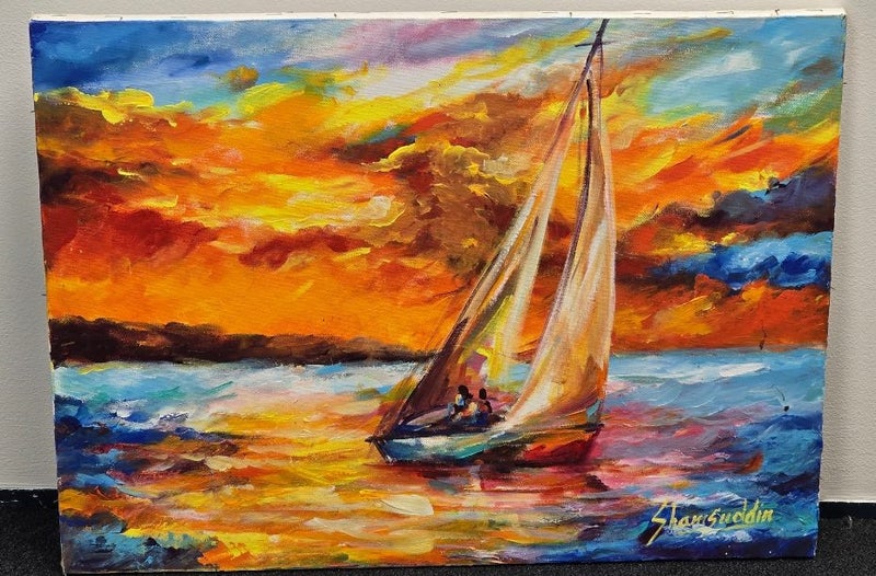 100% Handmade Oil Painting Carousel 1