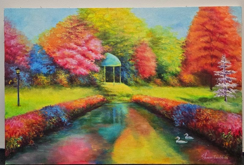100% Handmade Oil Painting Carousel 1