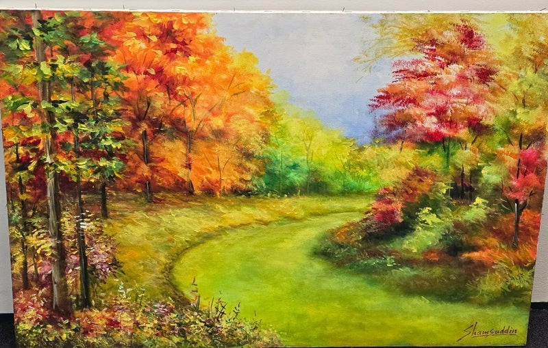 100% Handmade Oil Painting Carousel 1