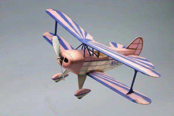 Dumas #229 Plane Kit: 18" Pitts Special S1 - Rubber Powered Flying Model Carousel 1