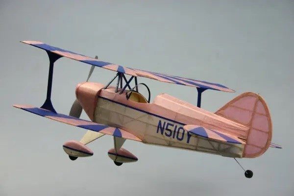 Dumas #229 Plane Kit: 18" Pitts Special S1 - Rubber Powered Flying Model Carousel 2