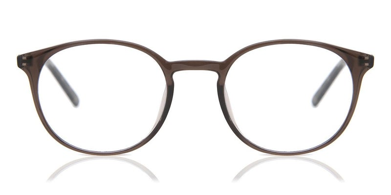 Full Rim Round Transparent Brown SmartBuy Collection Beilou AC13B 49 Fashion Carousel 1