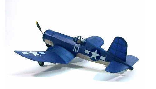 cDumas #213 17.5" Vought F4U Corsair - Wooden Plane Kit Carousel 1