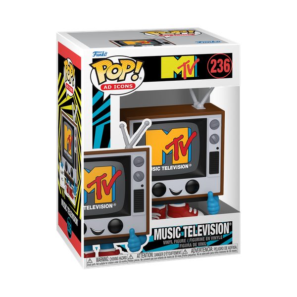 MTV - TV Set with MTV Logo Pop! Vinyl Figure Carousel 2