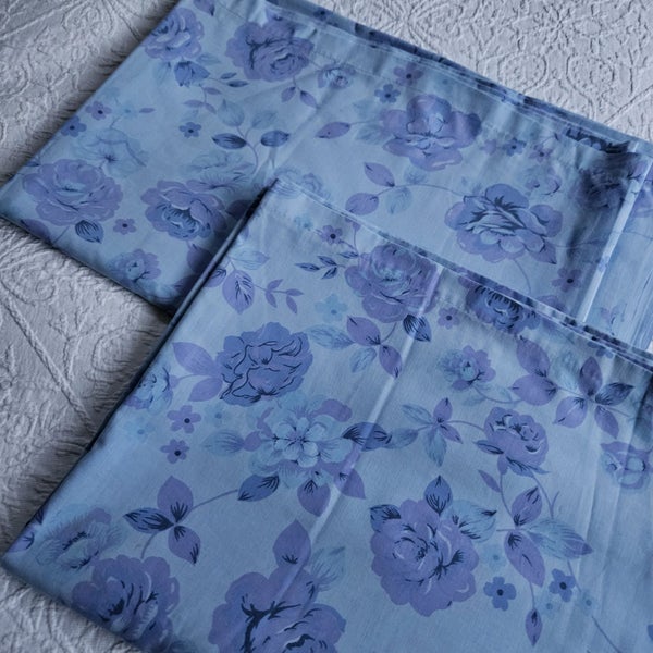 Retro Alert! Blue/Purple Single Size Sheets x 2 Carousel 1