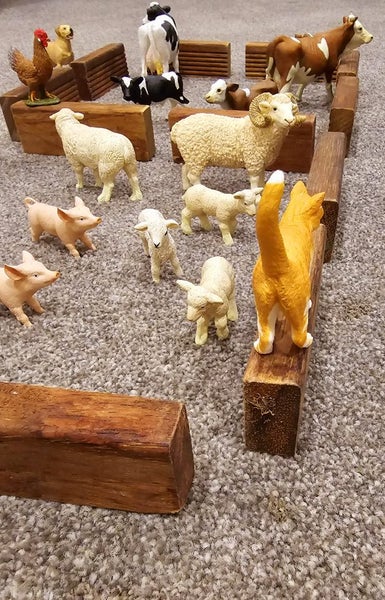 Set Of 14 Premium Handmade Wooden Toy Farm Fences – Built to Last a Lifetime62863240163586112