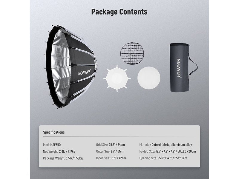 Pro Hexadecagon Softbox - Quick Setup & Dual Diffusers Carousel 8