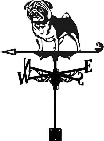 Weather Vane Wheaten Terrier Dog Metal Weather Vane Vintage wind vane Durable Carousel 1