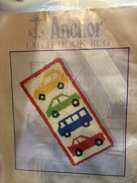 Latch Hook Rug Canvas Carousel 1