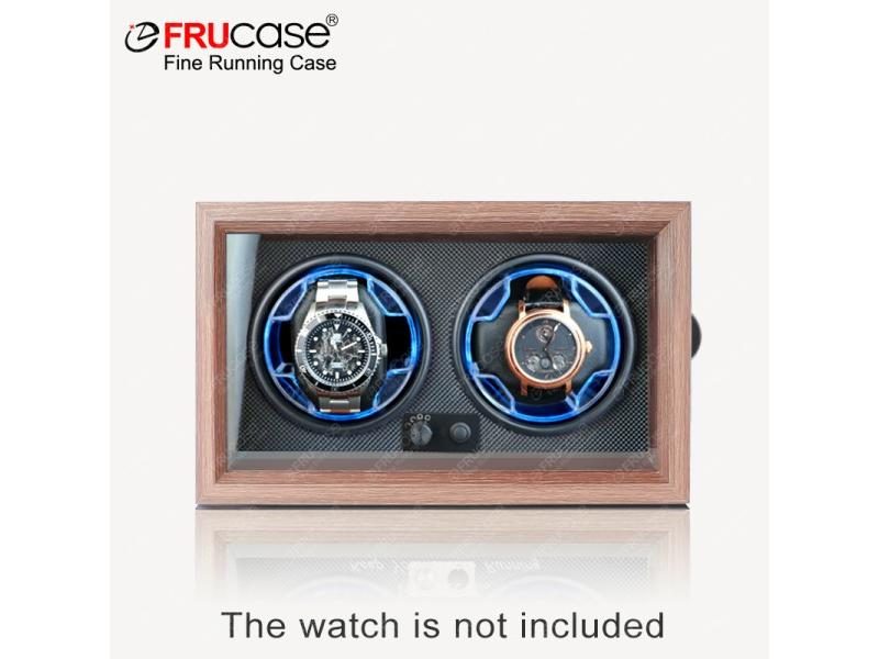 FRUCASE Wooden Watch Winder For Automatic Watches 4 Rolex Box Jewelry Display Carousel 1