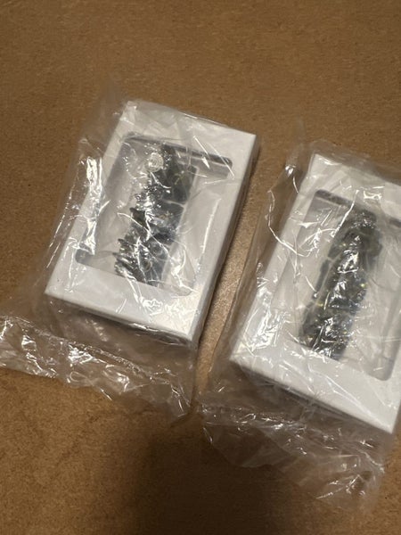 Logix 2x Gang switch with printed names Carousel 3