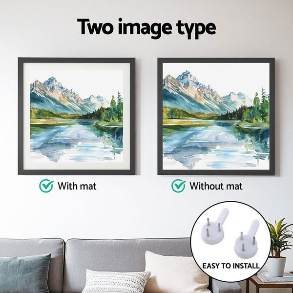 Photo Frame 2Pcs Set Black64473310136323113