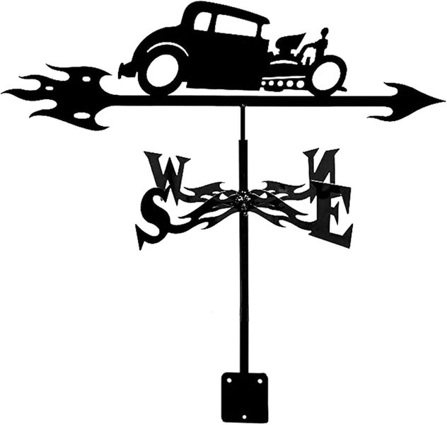 Garden Weathervane Weather Vane,Car Metal Stainless Steel Weather Vane With Ro Carousel 1