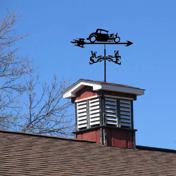Garden Weathervane Weather Vane,Car Metal Stainless Steel Weather Vane With Ro Carousel 2
