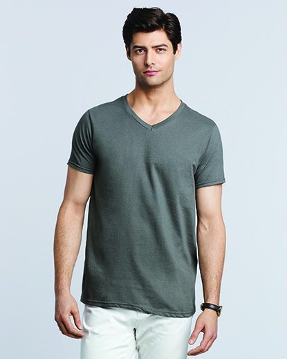 Gildan Softstyle Adult V-Neck T-Shirt Carousel 1