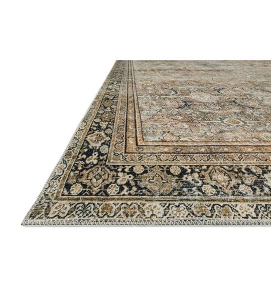 Layla Olive Charcoal Rug - 107x168Cm Carousel 2