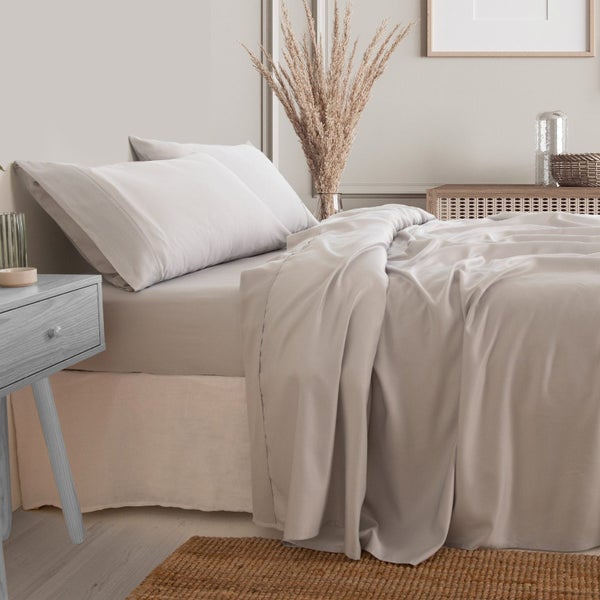 3000 Thread Count Bamboo Cooling Sheet Set - King - Mid Grey Carousel 2