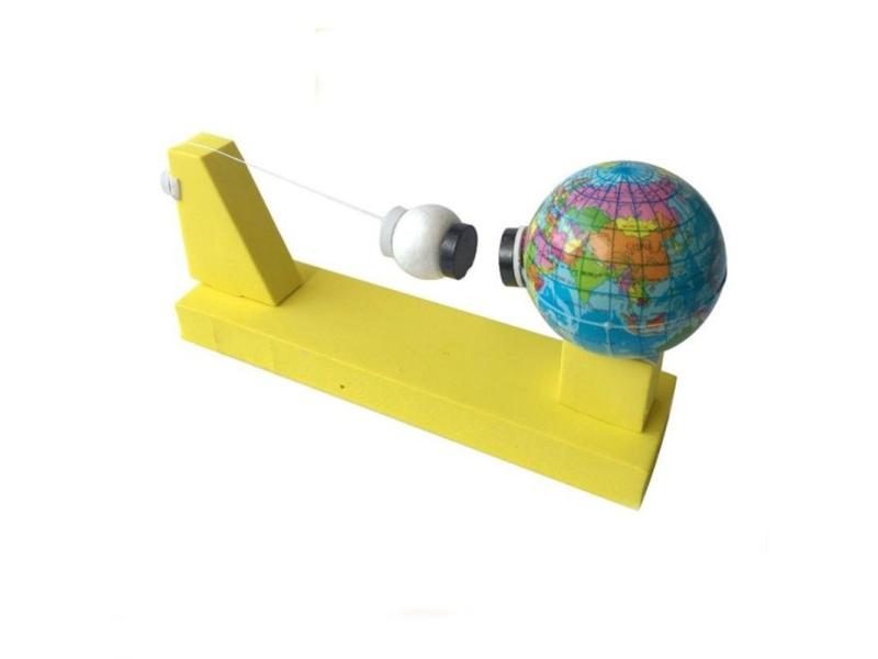 DIY Earth Moon Gravity Geography Model Kids Scientific Experiment Teaching Toys Carousel 1