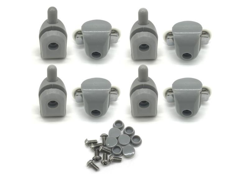 Top Bottom Shower Door ROLLERS / Runners / Pulleys / Wheels Replacement Parts Carousel 1