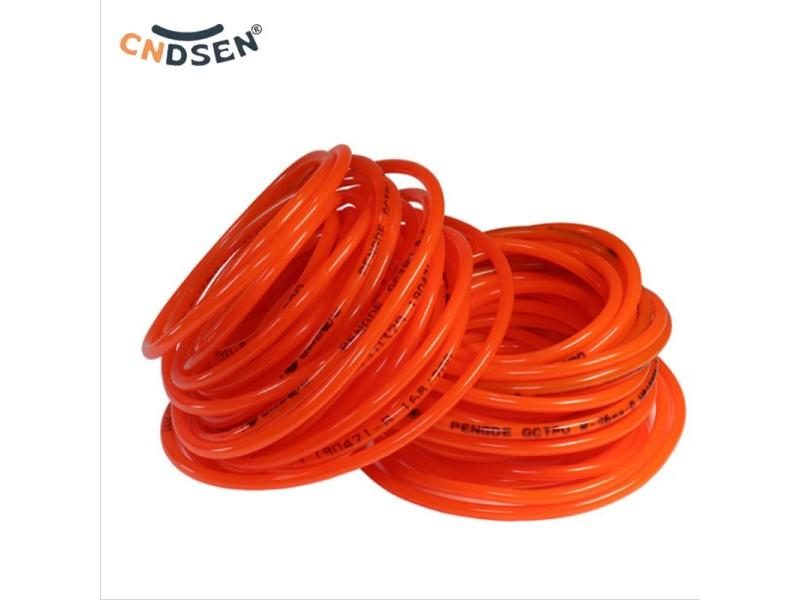 Orange Polyurethane Conveyor Belts Round PU Drive Belt Meltable Cord Dia Carousel 1