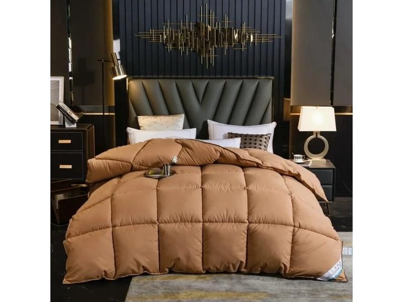 Home Comforter Winter Quilted Blanket Goose Down Duvet Quilt Cotton Cover King Carousel 1