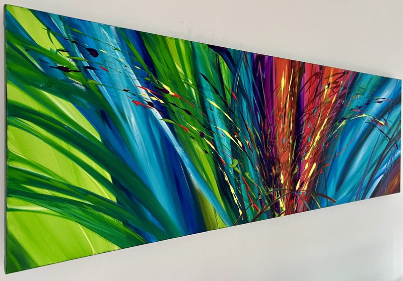 1.5m long - Kia ORANA to you Tropical Magnificent Blossom extasy - by Yanoosh62854317299331111