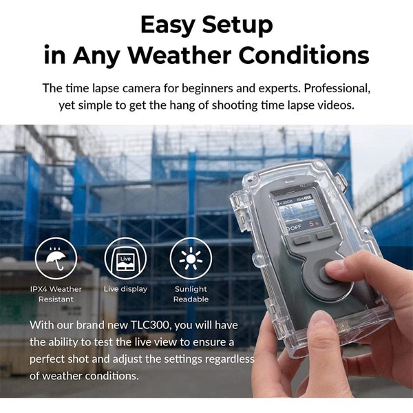 Brinno BCC300C Time Lapse Construction Camera Clamp Bundle Includes TLC300 Time Carousel 2